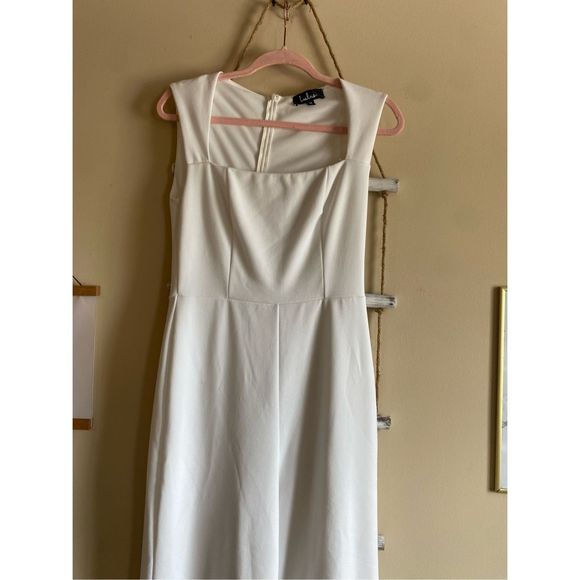 Lulus Medium Enticing Endeavors White Jumpsuit Bachelorette Wedding Guest Outfit - Picture 6 of 7